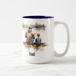 Caneca De Café Em Dois Tons Pesca