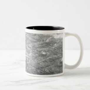 Caneca De Café Em Dois Tons Pesca do homem