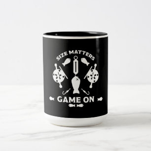 Caneca De Café Em Dois Tons Pesca do salmão selvagem