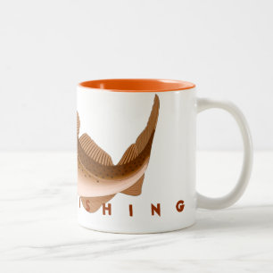 Caneca De Café Em Dois Tons Pesca ida
