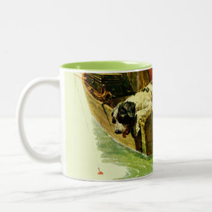 Caneca De Café Em Dois Tons Pesca ida