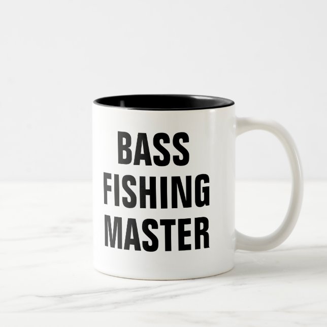 Caneca De Café Em Dois Tons Pesca Personalizada (Direita)