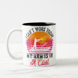 Caneca De Café Em Dois Tons Pescador Piada Pesca