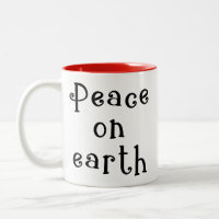 Pêssego de Tipografia na Terra Coffee Mug