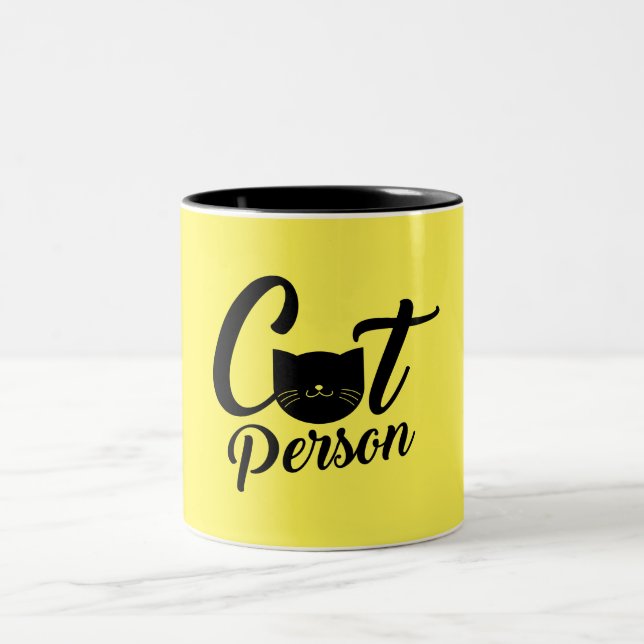 Caneca De Café Em Dois Tons Pessoa de Cat (Centro)