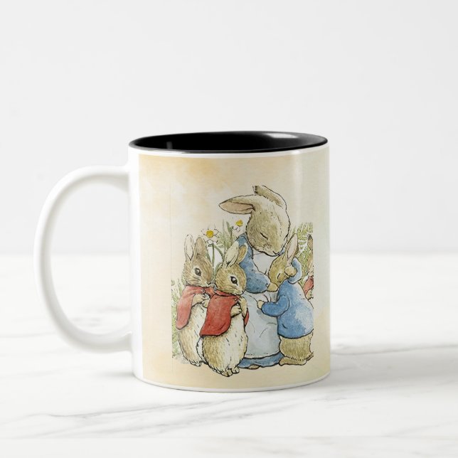Caneca De Café Em Dois Tons Peter Rabbit Onions (Esquerda)