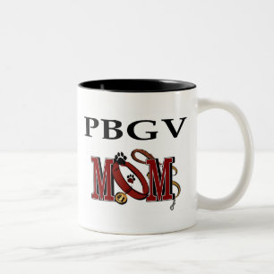 Caneca De Café Em Dois Tons Petit Basset Griffon Vendeen Mãe Mug