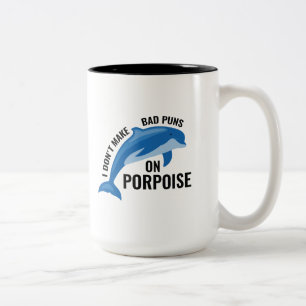 Caneca De Café Em Dois Tons Peuns Maus Em Porpoise