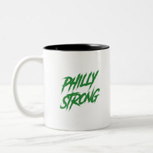 Caneca De Café Em Dois Tons Philly Strong Grafite Style