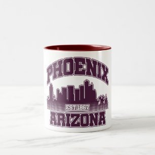 Caneca De Café Em Dois Tons Phoenix, Arizona