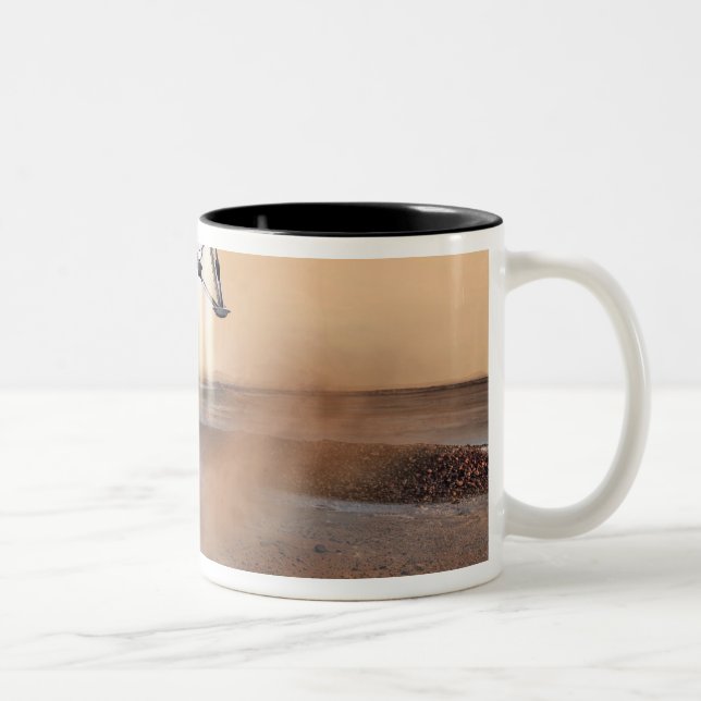 Caneca De Café Em Dois Tons Phoenix Mars Lander (Direita)