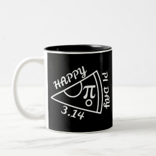 Caneca De Café Em Dois Tons Pi Day Happy Pi Day