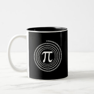 Caneca De Café Em Dois Tons Pi Matemática Pi Matemática