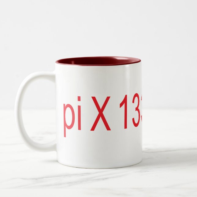 Caneca De Café Em Dois Tons pi X 1337% = 42 (Esquerda)