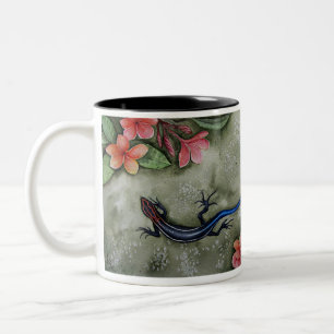 Caneca De Café Em Dois Tons Pia-branca