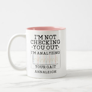Caneca De Café Em Dois Tons Piada de Aniversário para Colega de Trabalho Fisio