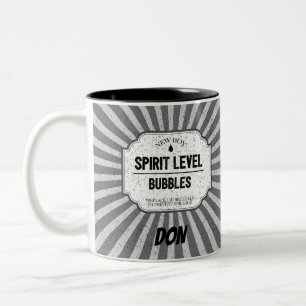 Caneca De Café Em Dois Tons Piada do Funny Builder Construction Worker