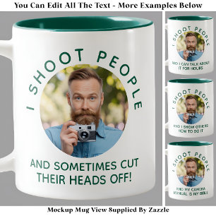 Caneca De Café Em Dois Tons Piada Engraçada Foto Personalizada Fotógrafo Novid