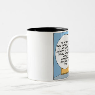 Caneca De Café Em Dois Tons Piada Veterinária