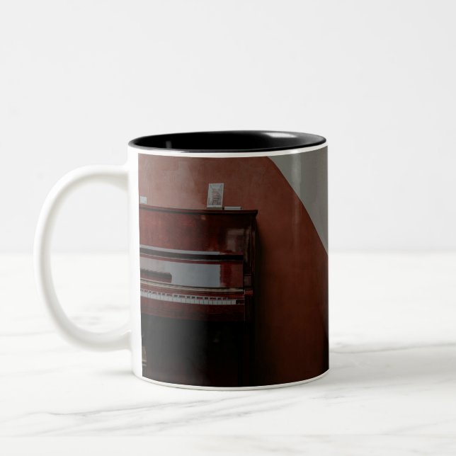 Caneca De Café Em Dois Tons Piano Incrível (Esquerda)