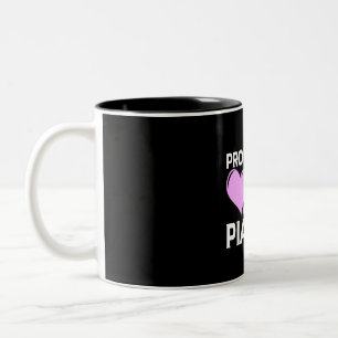 Caneca De Café Em Dois Tons Piano Player Piano Music Esposa de Pianista