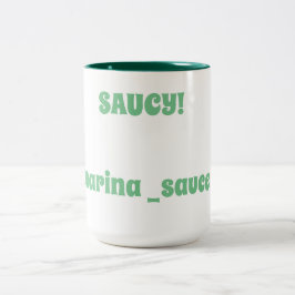 Caneca De Café Em Dois Tons Picante