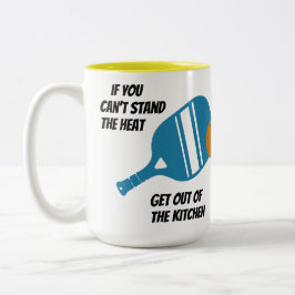Caneca De Café Em Dois Tons Pickle Ball Humor Mug