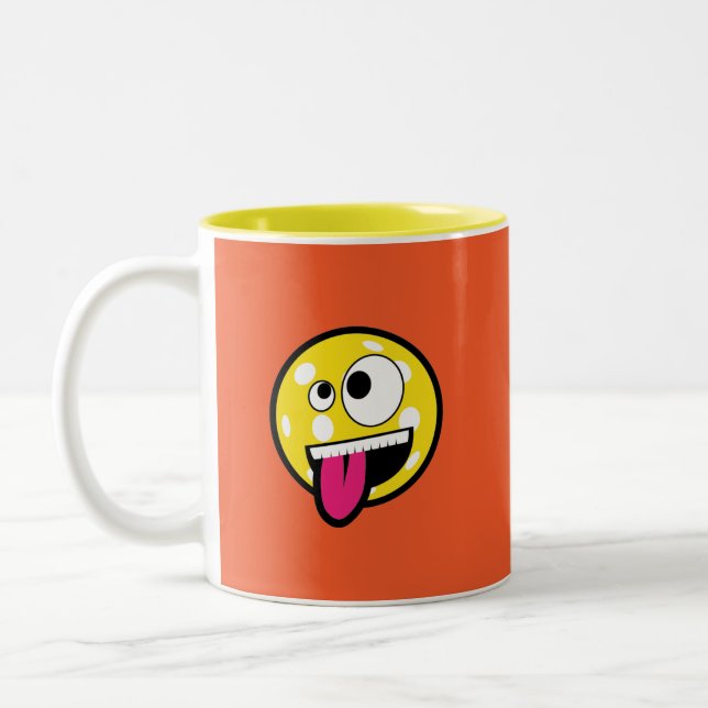 Caneca De Café Em Dois Tons Pickleball Crazy (Esquerda)