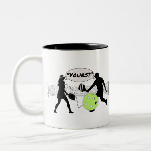 Caneca De Café Em Dois Tons Pickleball Dublls