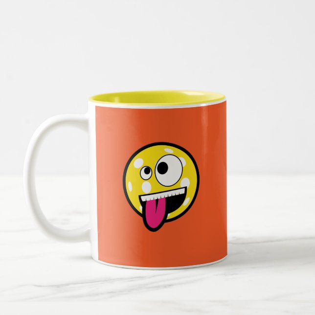 Caneca De Café Em Dois Tons Pickleball Louco (Esquerda)