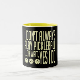 Caneca De Café Em Dois Tons Picleball