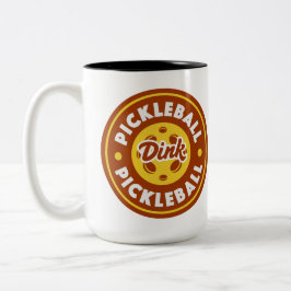 Caneca De Café Em Dois Tons Picleball "Dink"