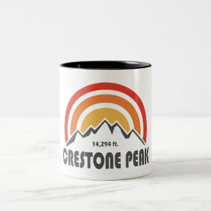 Caneca De Café Em Dois Tons Pico de Crestone