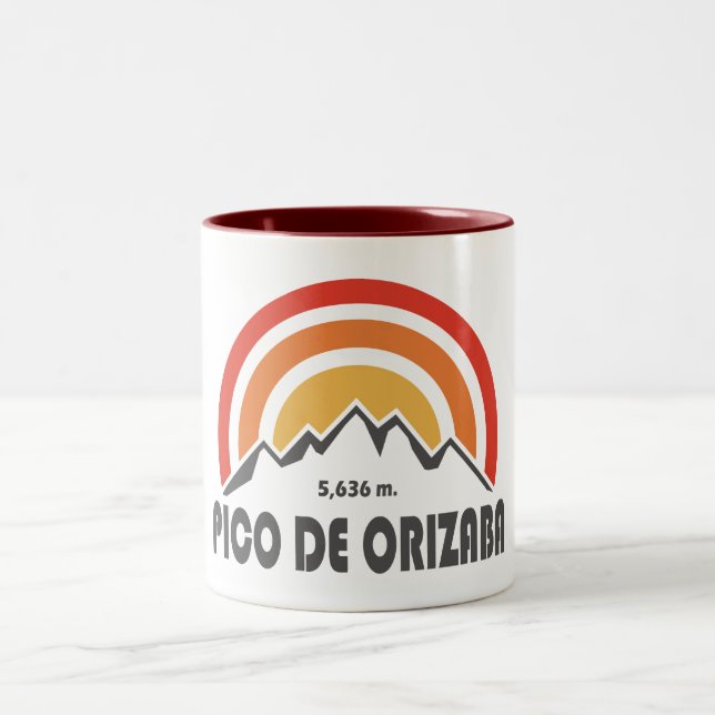 Caneca De Café Em Dois Tons Pico de Orizaba México (Centro)