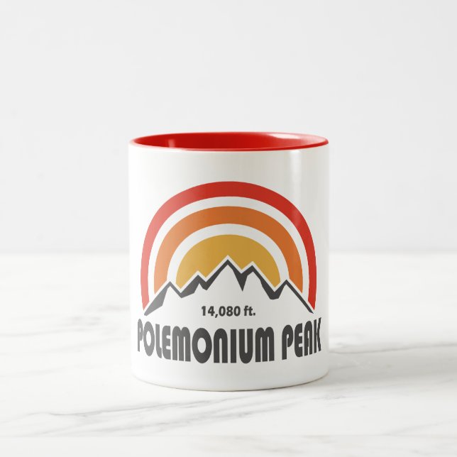 Caneca De Café Em Dois Tons Pico Polemonium Califórnia (Centro)