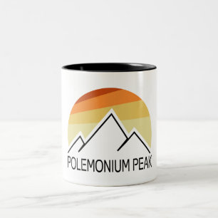 Caneca De Café Em Dois Tons Pico Polemonium Califórnia Retro