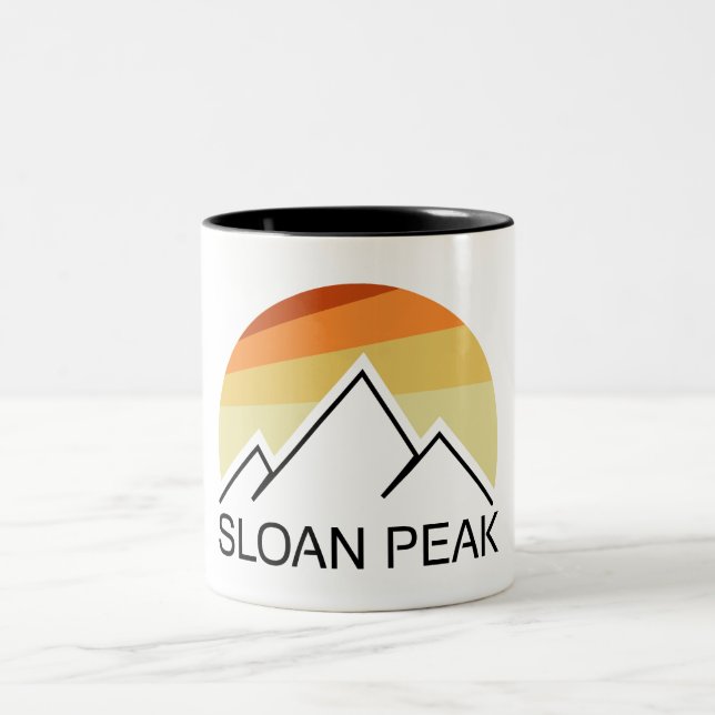 Caneca De Café Em Dois Tons Pico Sloan Washington Retro (Centro)
