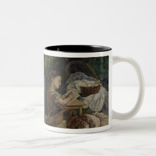 Caneca De Café Em Dois Tons Pierre Joseph Proudhon e suas crianças