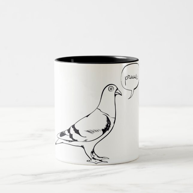 Caneca De Café Em Dois Tons Pigeon Mug (Centro)