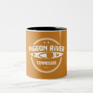 Caneca De Café Em Dois Tons Pigeon River, Tennessee