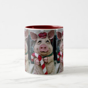 CANECA DE CAFÉ EM DOIS TONS ***PIGGIE CELEBRA O HOLIDAY** MUG
