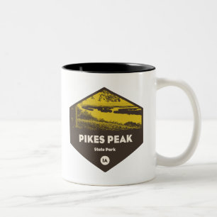 Caneca De Café Em Dois Tons Pikes Peak State Park Iowa