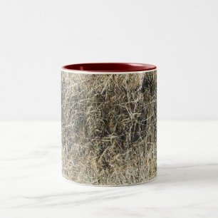 Caneca De Café Em Dois Tons Pilha de feno