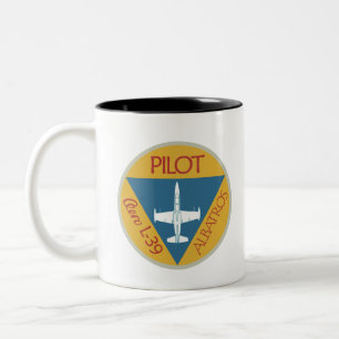 Caneca De Café Em Dois Tons Piloto L-39