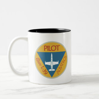 Caneca De Café Em Dois Tons Piloto L-39