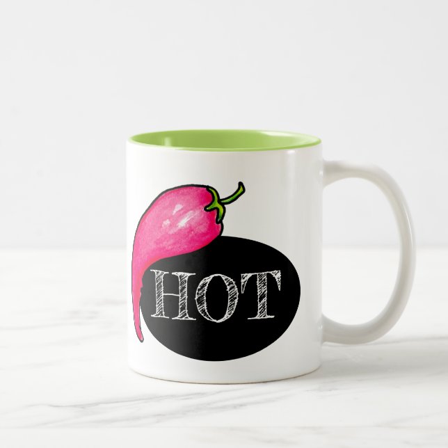 Caneca De Café Em Dois Tons Pimenta (Direita)