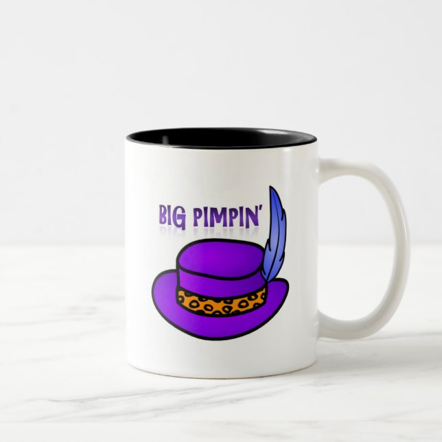 Caneca De Café Em Dois Tons Pimpin grande (Direita)