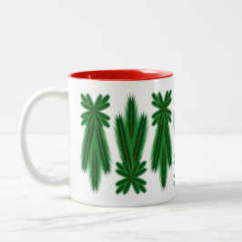 Caneca De Café Em Dois Tons Pine Comet 11oz. Mug - Vermelho