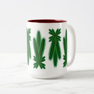 Caneca De Café Em Dois Tons Pine Comet 15oz. Mug - Maroon