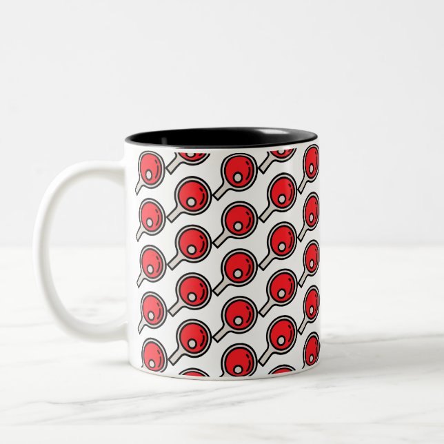 Caneca De Café Em Dois Tons ping-pong (Esquerda)